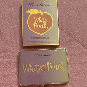 Too Faced White Peach Palette with Gold and Peach Accents BNIP